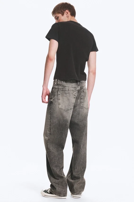 Galaxy Mid Rise Loose Straight Jeans – Redondo Black – Schwarz Galaxy Mid Rise Loose Straight Jeans – Redondo Black – Schwarz
