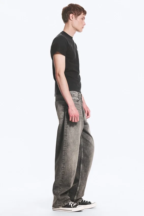 Galaxy Mid Rise Loose Straight Jeans – Redondo Black – Schwarz Galaxy Mid Rise Loose Straight Jeans – Redondo Black – Schwarz