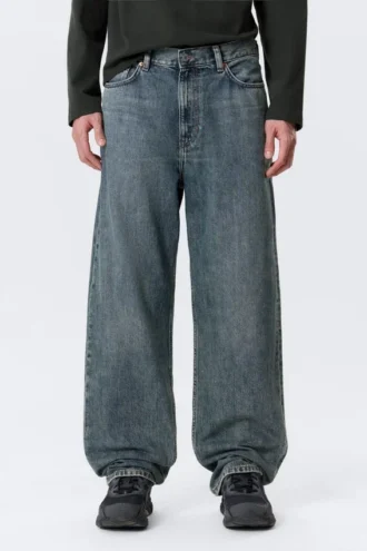 Galaxy Mid Rise Loose Straight Jeans – Second Blue – Blau Galaxy Mid Rise Loose Straight Jeans – Second Blue – Blau