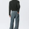 Galaxy Mid Rise Loose Straight Jeans – Second Blue – Blau Galaxy Mid Rise Loose Straight Jeans – Second Blue – Blau