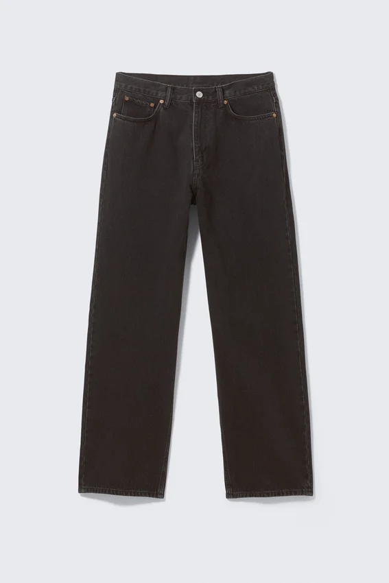Galaxy Mid Rise Loose Straight Jeans – Tuned Black – Schwarz Galaxy Mid Rise Loose Straight Jeans – Tuned Black – Schwarz