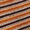 Gehäkeltes Neckholder-Top – gestreift, orange Gehäkeltes Neckholder-Top – gestreift, orange