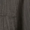 Genevieve Slim strukturierte Baumwolljacke mit Reißverschluss – Dunkelgrau Genevieve Slim strukturierte Baumwolljacke mit Reißverschluss – Dunkelgrau