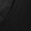 Gerafftes Tanktop – Schwarz Gerafftes Tanktop – Schwarz