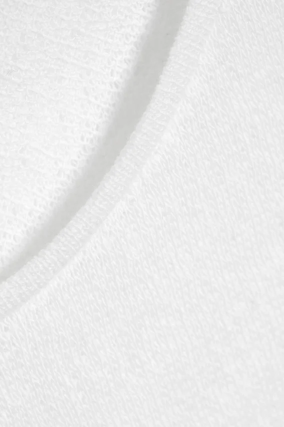 Gerafftes Tanktop – Weiß Gerafftes Tanktop – Weiß