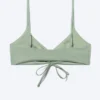 Gerafftes Triangel-Bikini-Oberteil – Grün Gerafftes Triangel-Bikini-Oberteil – Grün