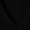 Geripptes Tanktop mit V-Ausschnitt – Schwarz Geripptes Tanktop mit V-Ausschnitt – Schwarz
