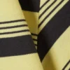 Gestreiftes Polohemd in lockerer Passform – Gelbe & schwarze Streifen
