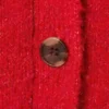Gestreite Strickjacke mit V-Ausschnitt – leuchtend rot Gestreite Strickjacke mit V-Ausschnitt – leuchtend rot