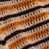 Gestrickte Mini-Shorts – gestreift, orange Gestrickte Mini-Shorts – gestreift, orange