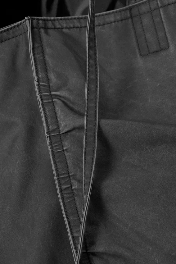 Große gewaschene Tasche – gewaschen, schwarz Große gewaschene Tasche – gewaschen, schwarz