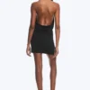 Halter-Minikleid – Schwarz Halter-Minikleid – Schwarz