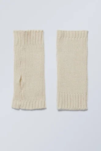 Hanna Handgelenkwärmer – Beige