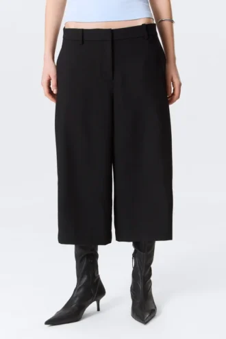 Hanne H Capri-Hose – Schwarz