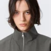 Hanne H Oversized-Trainingsjacke – Dunkelgrau