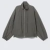 Hanne H Oversized-Trainingsjacke – Dunkelgrau