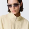 Hanne H Oversized-Trainingsjacke – Hellstaubbeige