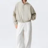 Hanne H Oversized-Trainingsjacke – Light Dusty Mole