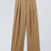 Hazel Lyocell-Hose – Dunkelbeige