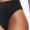 Heat Bikini-Hose mit hoher Taille – Schwarz Heat Bikini-Hose mit hoher Taille – Schwarz
