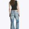 Helix Low Rise Regular Flared Jeans – Sky Worn – Mittelblau Helix Low Rise Regular Flared Jeans – Sky Worn – Mittelblau