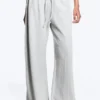 Hose aus Frottee – Hellstaubgrau meliert Hose aus Frottee – Hellstaubgrau meliert
