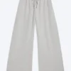 Hose aus Frottee – Hellstaubgrau meliert Hose aus Frottee – Hellstaubgrau meliert