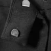 Hose mit niedriger Leibhöhe – Dunkelgrau meliert Hose mit niedriger Leibhöhe – Dunkelgrau meliert