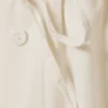 Hose mit niedriger Leibhöhe, Rüschen und Kordelzug – Off-White Hose mit niedriger Leibhöhe, Rüschen und Kordelzug – Off-White