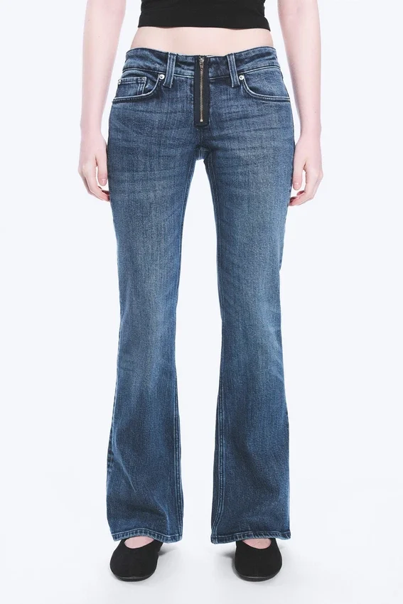 Hour Low Rise Skinny Bootcut Leg Jeans – Dusky Blue – Medium Blue Hour Low Rise Skinny Bootcut Leg Jeans – Dusky Blue – Medium Blue