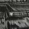 Imoo Denim-Shorts mit niedriger Leibhöhe und weitem Bein – Haunted Black – Schwarz Imoo Denim-Shorts mit niedriger Leibhöhe und weitem Bein – Haunted Black – Schwarz