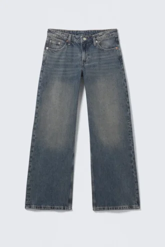 Imoo Low Rise Loose Wide Jeans – Desert Blue – Dunkelblau