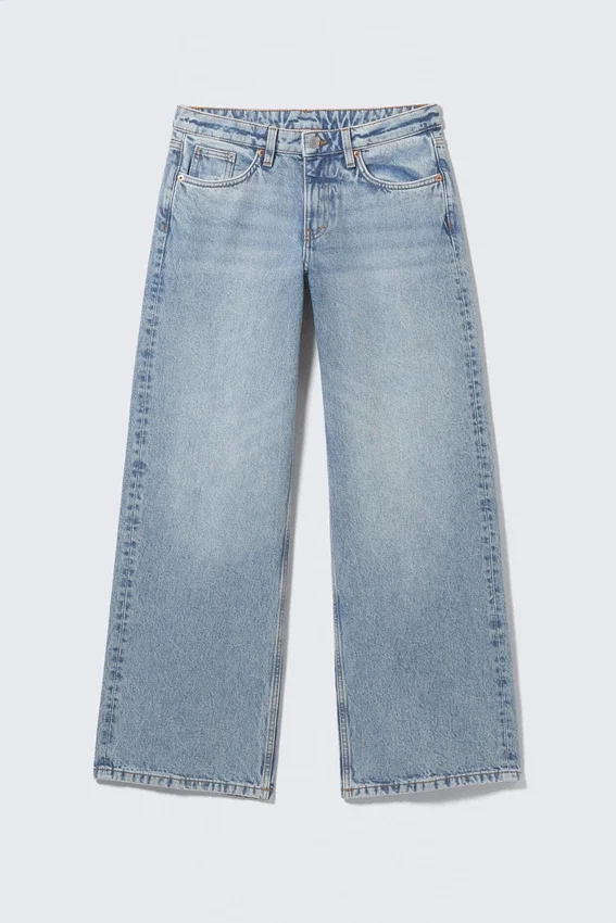 Imoo Low Rise Loose Wide Jeans – Fresh Blue – Hellblau Imoo Low Rise Loose Wide Jeans – Fresh Blue – Hellblau