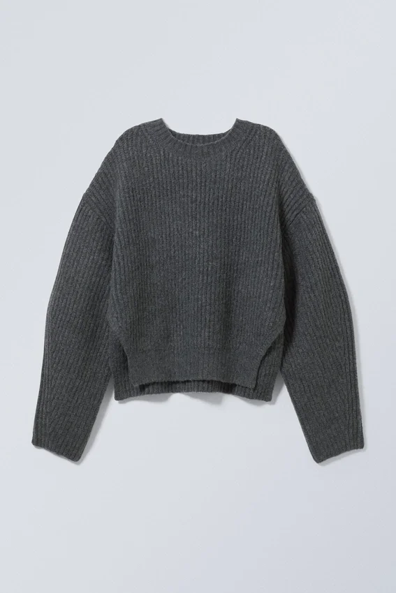 Ivy-Strickpullover – Dunkelgrau Ivy-Strickpullover – Dunkelgrau