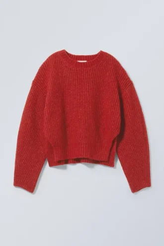 Ivy-Strickpullover – Rot Ivy-Strickpullover – Rot