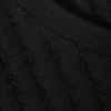 Jacquard-Strick-Tanktop – Schwarz Jacquard-Strick-Tanktop – Schwarz