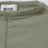 Jen Mockneck Top – Khaki-Grün