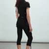 Jersey-Knoten-Hose – Schwarz Jersey-Knoten-Hose – Schwarz