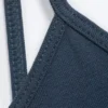 Jersey-Mini-Kleid mit V-Ausschnitt – Dunkelblau