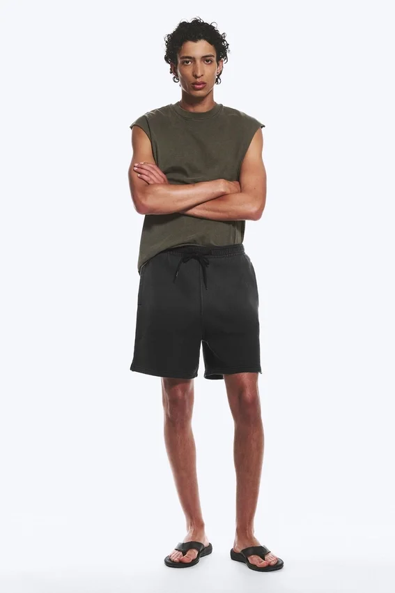 Jersey-Shorts – Schwarz Jersey-Shorts – Schwarz