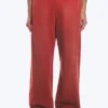 Jogginghose mit mittlerer Leibhöhe, lockerem Sitz und geradem Bein – Rot Jogginghose mit mittlerer Leibhöhe, lockerem Sitz und geradem Bein – Rot
