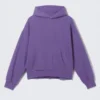 Kapuzenpullover in lockerer Passform – Lila Kapuzenpullover in lockerer Passform – Lila
