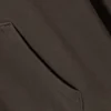 Kapuzenpullover mit lockerer Passform – gewaschenes Dunkelbraun Kapuzenpullover mit lockerer Passform – gewaschenes Dunkelbraun