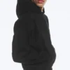 Kapuzenpullover mit lockerer Passform – Schwarz Kapuzenpullover mit lockerer Passform – Schwarz