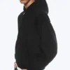 Kapuzenpullover mit Reißverschluss und lockerer Passform – Schwarz Kapuzenpullover mit Reißverschluss und lockerer Passform – Schwarz