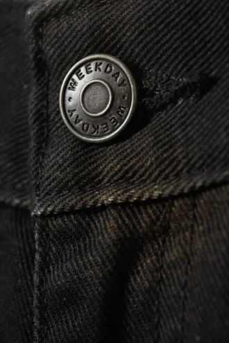 Karierte Twill-Hose mit niedriger Leibhöhe und geradem Bein – Dark Brown Haze Karierte Twill-Hose mit niedriger Leibhöhe und geradem Bein – Dark Brown Haze