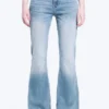 Katsumi Low Rise Slim Flared Leg Jeans – Climb Blue – Hellblau Katsumi Low Rise Slim Flared Leg Jeans – Climb Blue – Hellblau