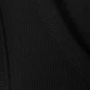 Klassisches geripptes Tanktop – Schwarz
