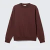 Klassisches Sweatshirt – Burgunderrot