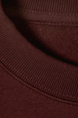 Klassisches Sweatshirt – Burgunderrot